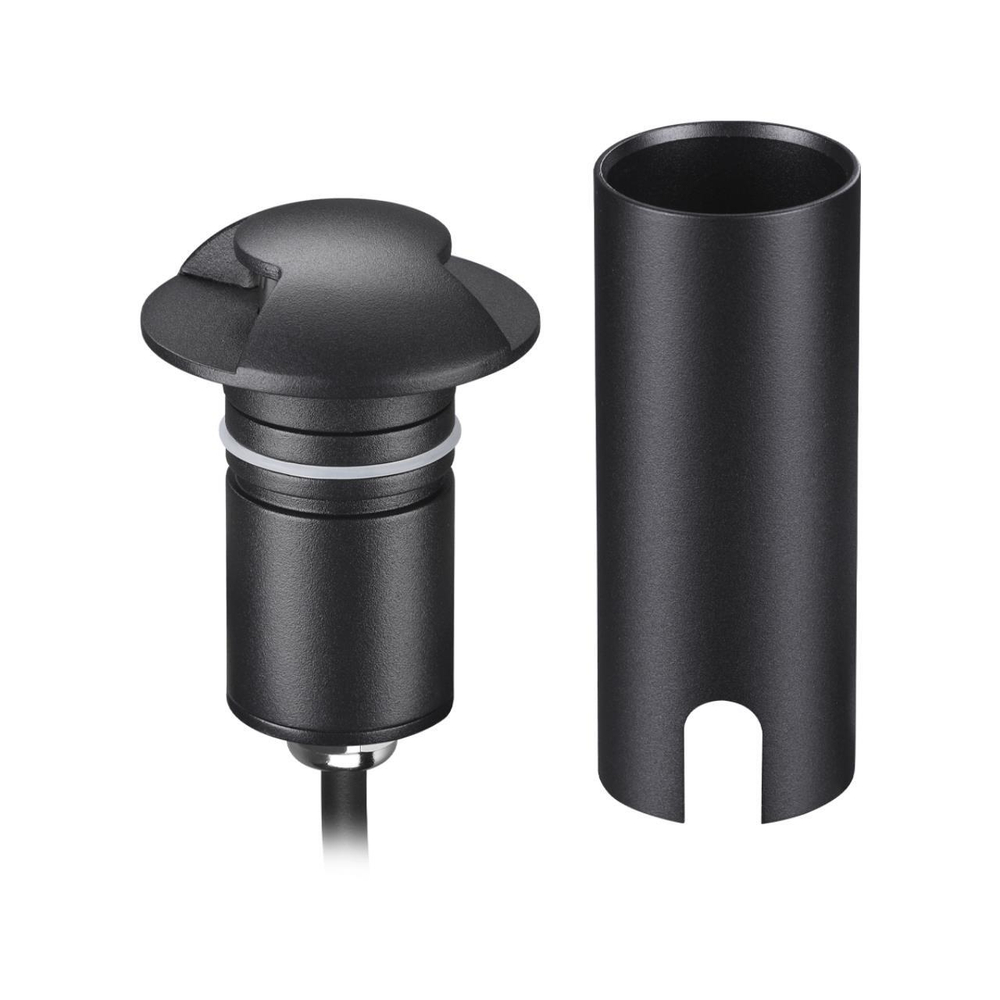 6662/2GL NATURE ODL24 729 черный/металл Встраиваемый грунтовый светильник IP67 LED 3W 4000K 75° 12V/24V WALD (нужен драйвер 357781/357782)