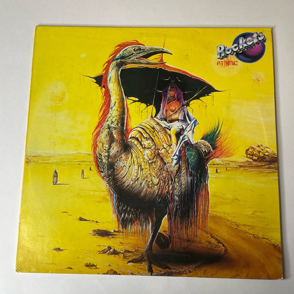 Винтажная виниловая пластинка LP Rockets Atomic (Италия 1982)