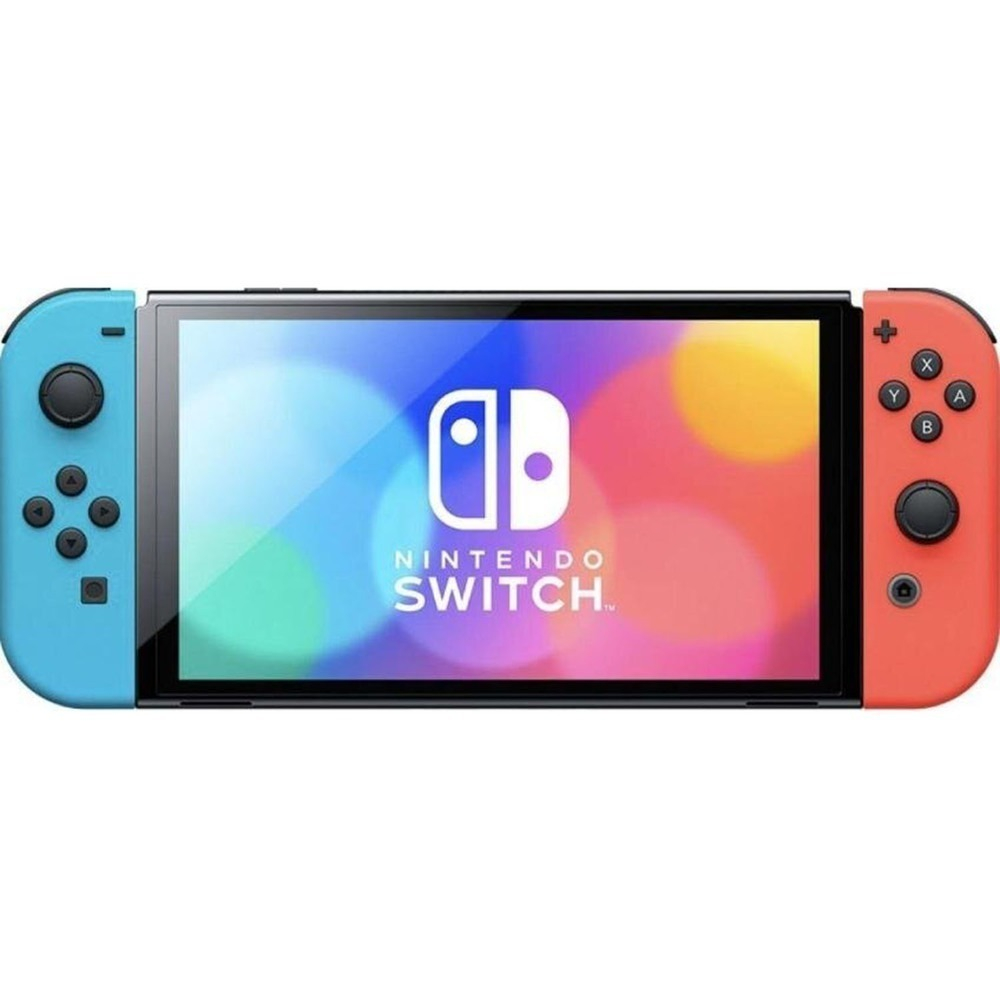 Игровая приставка Nintendo Switch OLED неоновый синий/неоновый красный