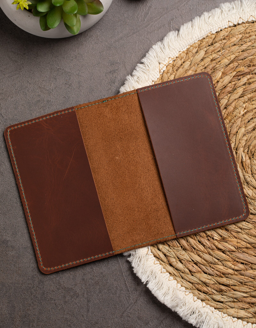 Обложка на паспорт Vintage brown