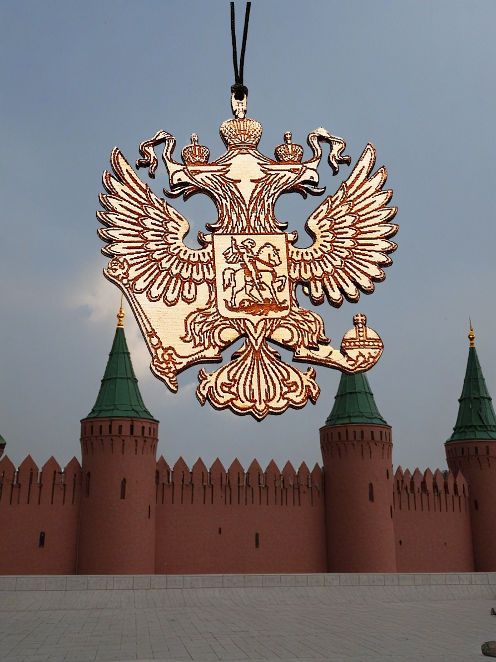 Подвес в авто Герб России