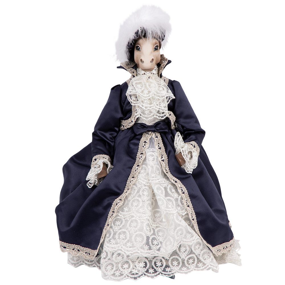 Кукла интерьерная коллекционная Лошадь Каролина