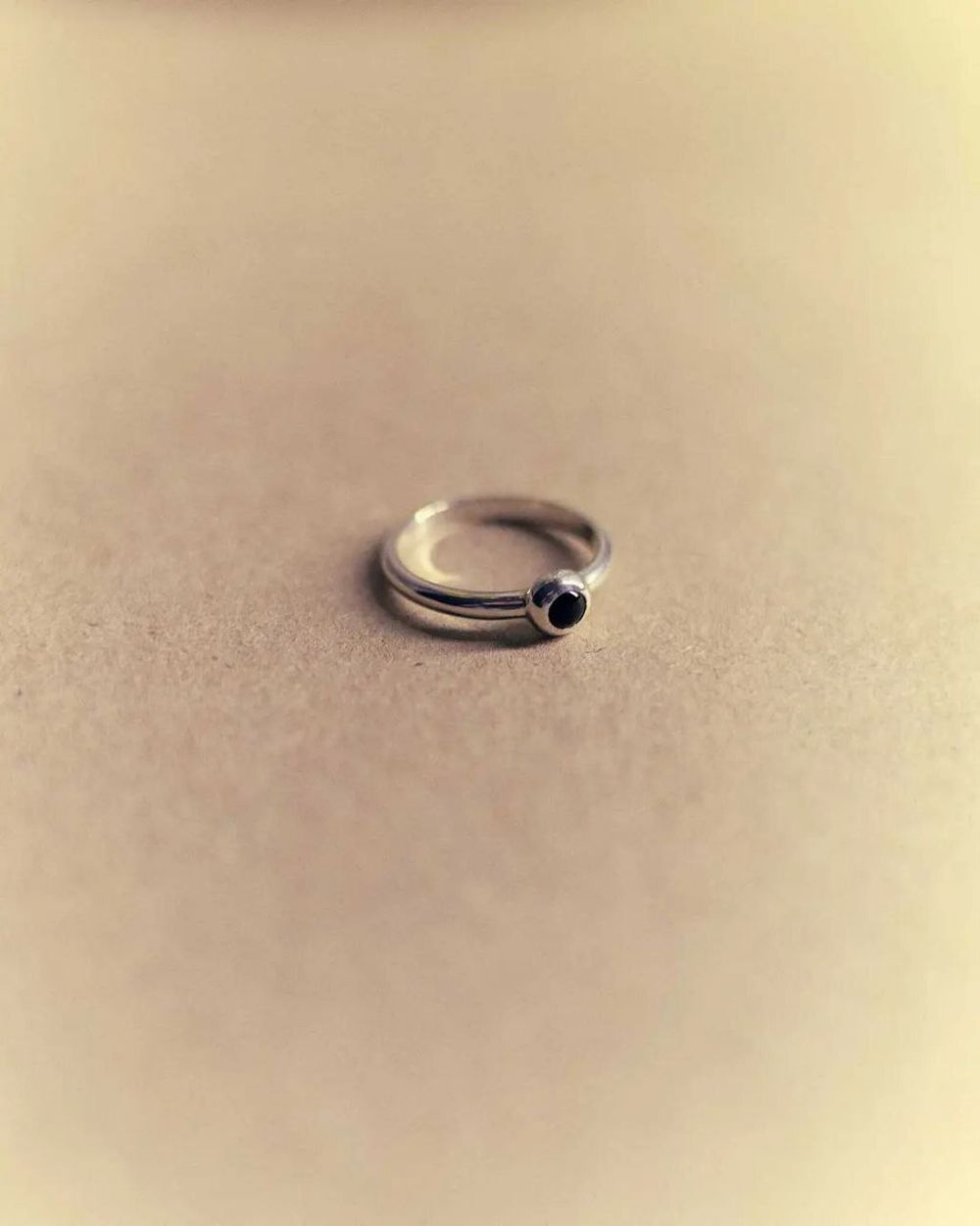 Кольцо Beta с черным ониксом