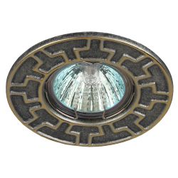 ST5 GD/SS Светильник ЭРА штампованный MR16,12V/220V, 50W сатин серебро/золото | Штампованные встраиваемые светильники