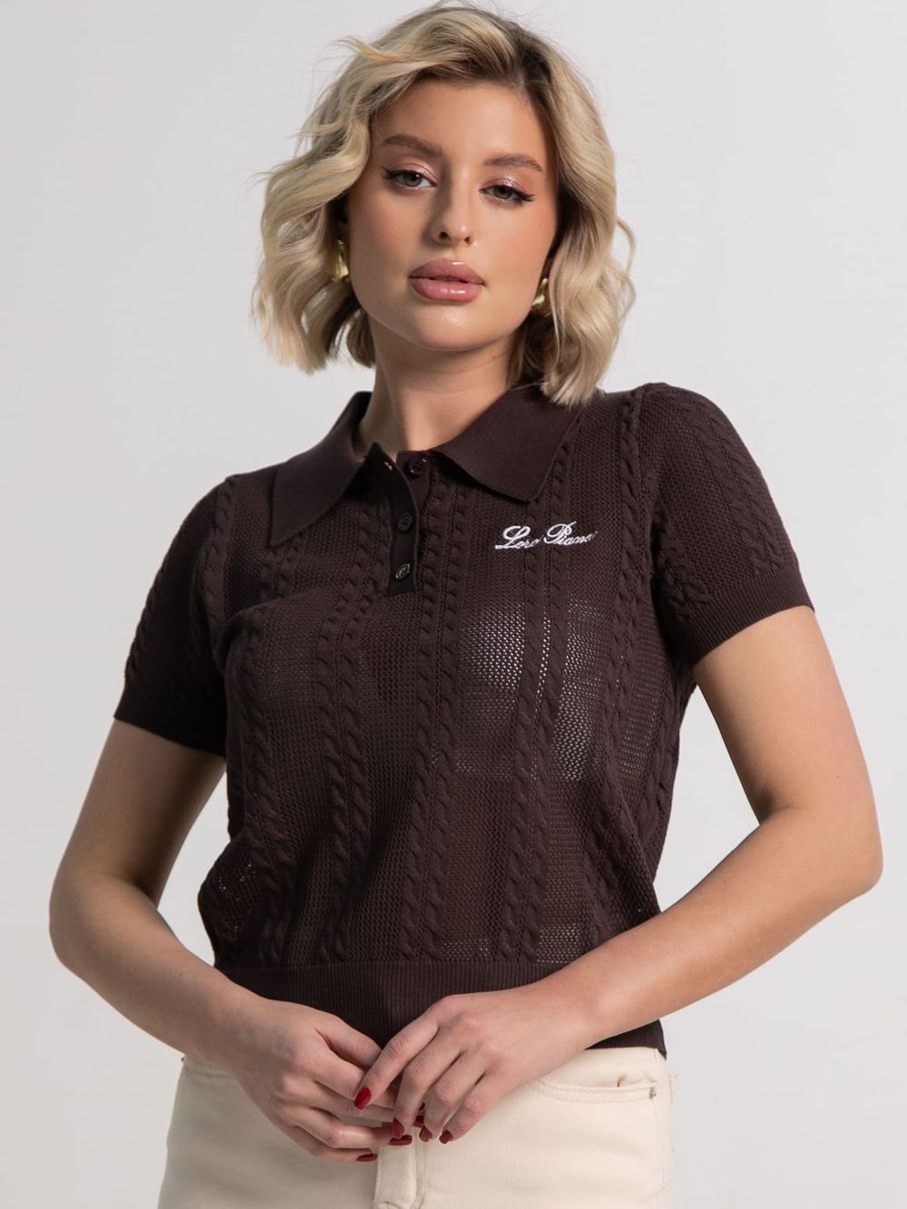 Поло Важный момент (шоколад) Б15377-7М LT Collection