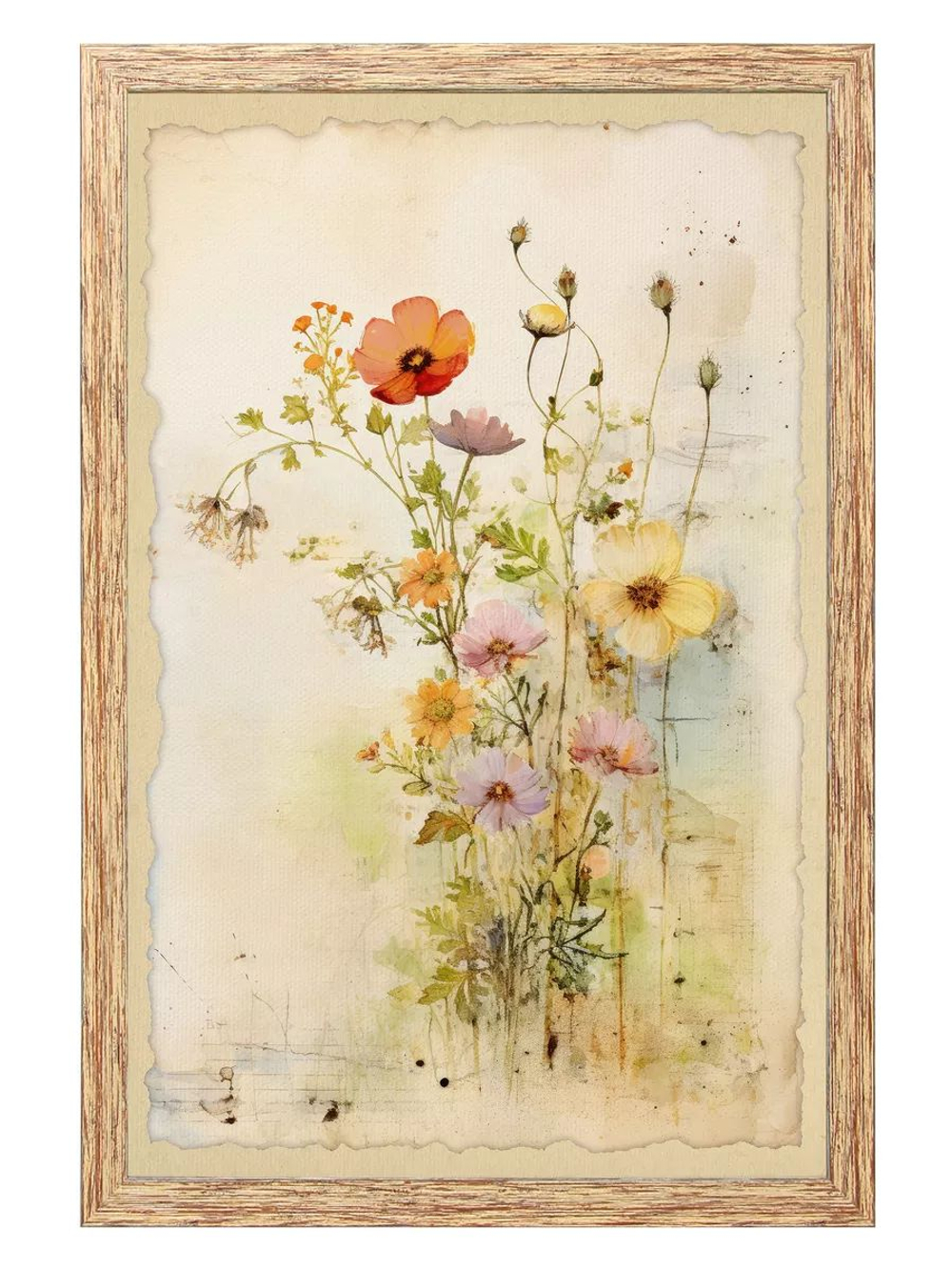 Картина на стену для интерьера на холсте в раме 33*48 см