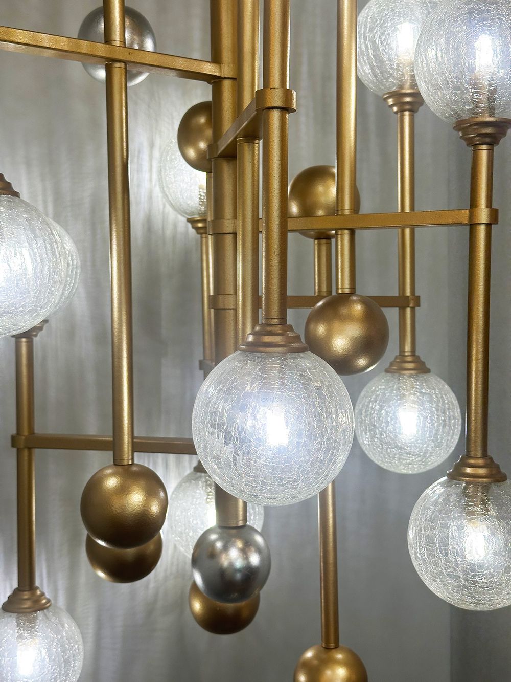 Люстра Fluxus 12 gold