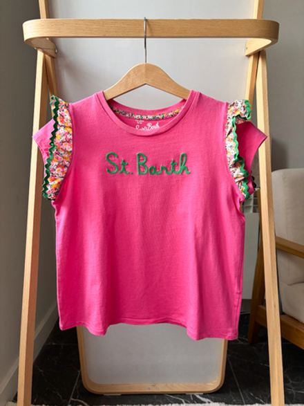 Хлопковая футболка MC2 Saint Barth, 128