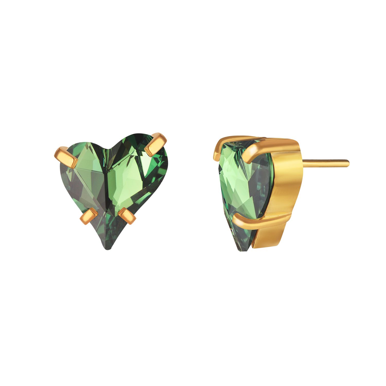 Серьги Love. Green Earrings