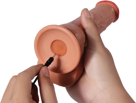 Реалистичный вибратор с дистанционным управлением, 16 х 4,5 см