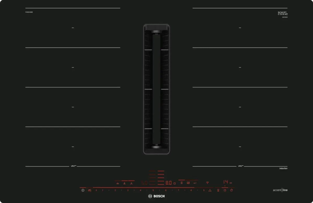 Индукционная варочная с вытяжкой Bosch PXX821D66E