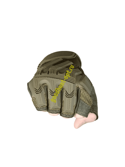 Тактические спортивные военные перчатки без пальцев Олива