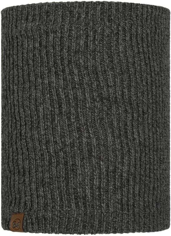 Вязаный шарф-труба с флисом Buff Neckwarmer Knitted Polar Lyne Grey Фото 1