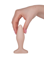 Телесный анальный плаг - 11,5 см. (Цвет: телесный)