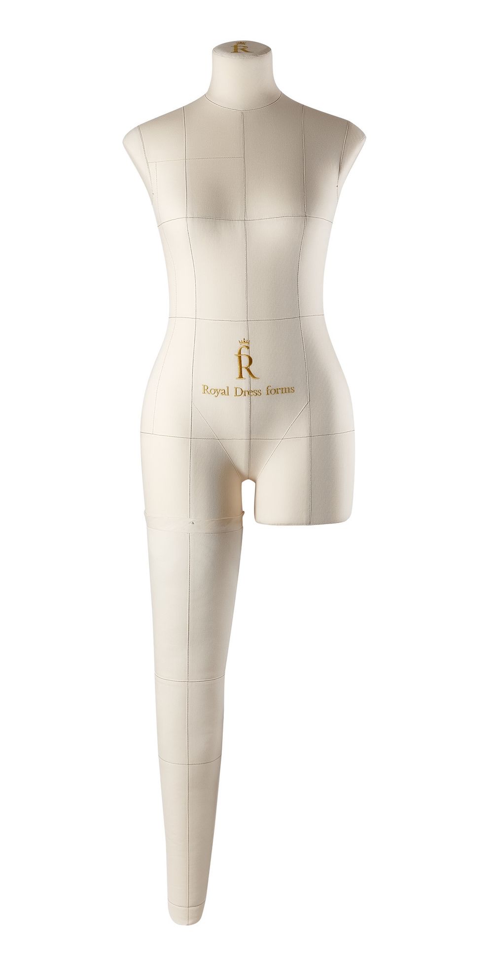 Нога для манекена Моника, размер 44 тип фигуры Треугольник, бежевая