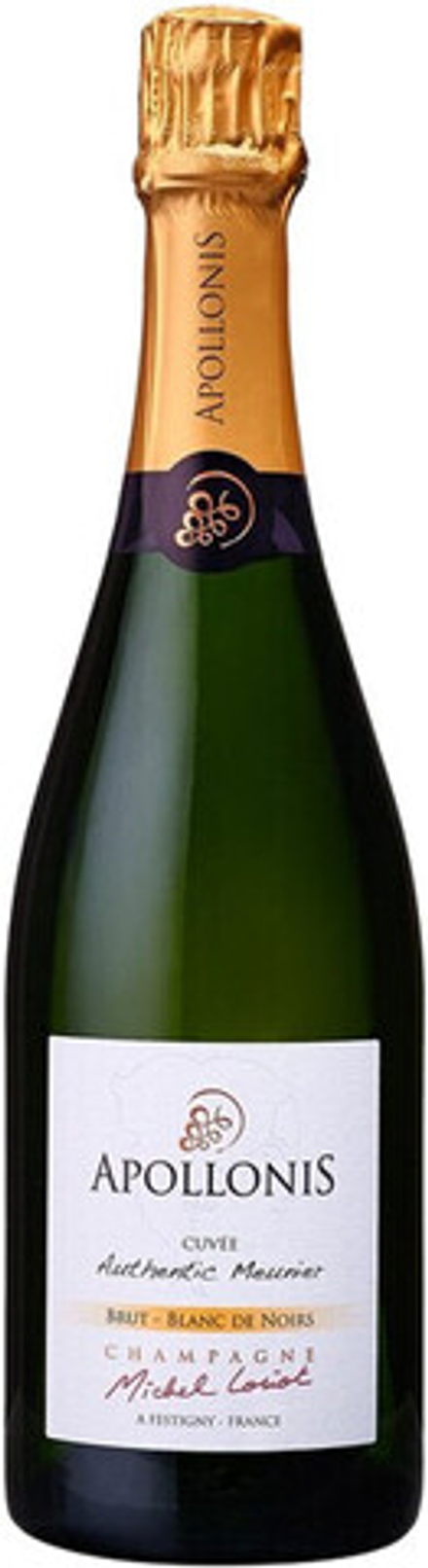 Шампанское Apollonis Cuvee Authentic Meunier Blanc de Noirs Brut Champagne AOC, 0,75 л.