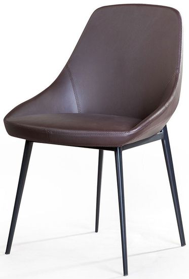 Стул Oscar, экокожа soft touch коричневый