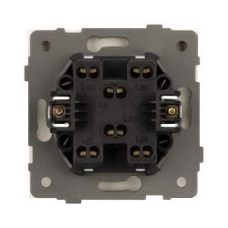 Механизм выключателя одноклавишный перекрёстный SWT-TENDO-MKX1-SFPL-WH (230V, 10A) (Arlight, Матовый белый) 054574