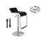 Регулируемый барный стул Lem, 52-78 см, черный