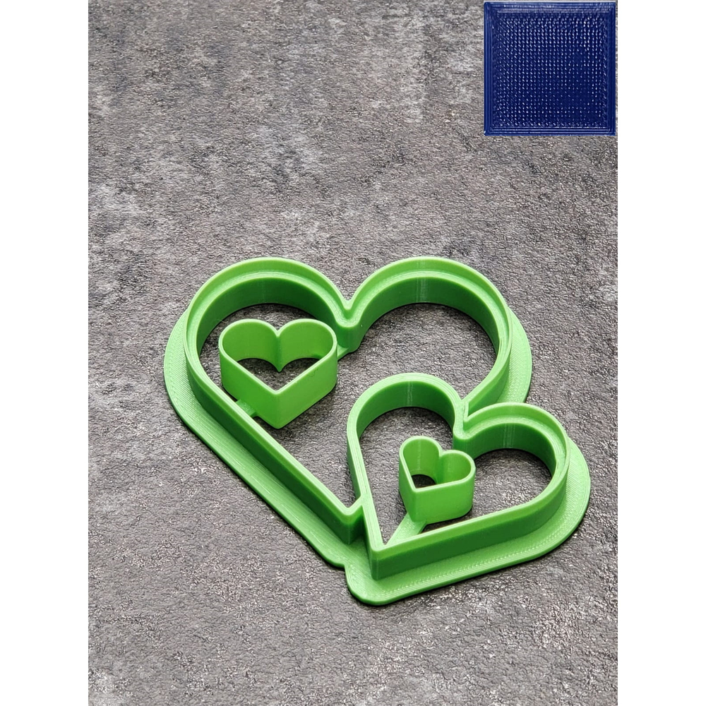 Форма для печенья/пряников "Два сердца"