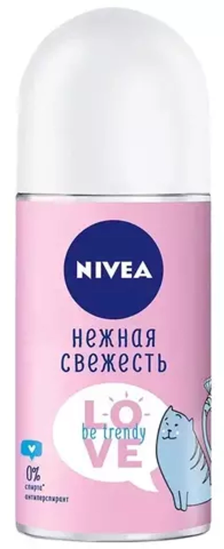 Nivea Антиперспирант Love Be Trendy Нежная свежесть, ролик, 50 мл