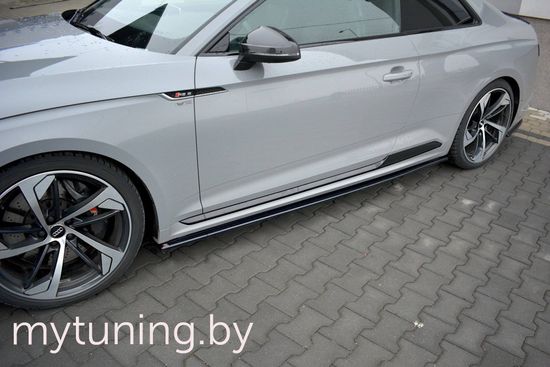 Сплиттеры накладок на пороги для AUDI RS5 B9 Coupe (17-...)