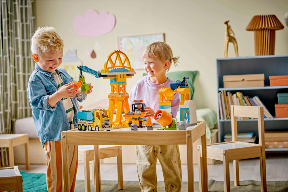 Конструктор LEGO Duplo 10476 3 in 1 Construction Site and Vehicles