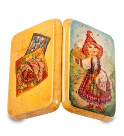 Народные промыслы ШК-65/14 Шкатулка «Красная шапочка» исп. Данченко