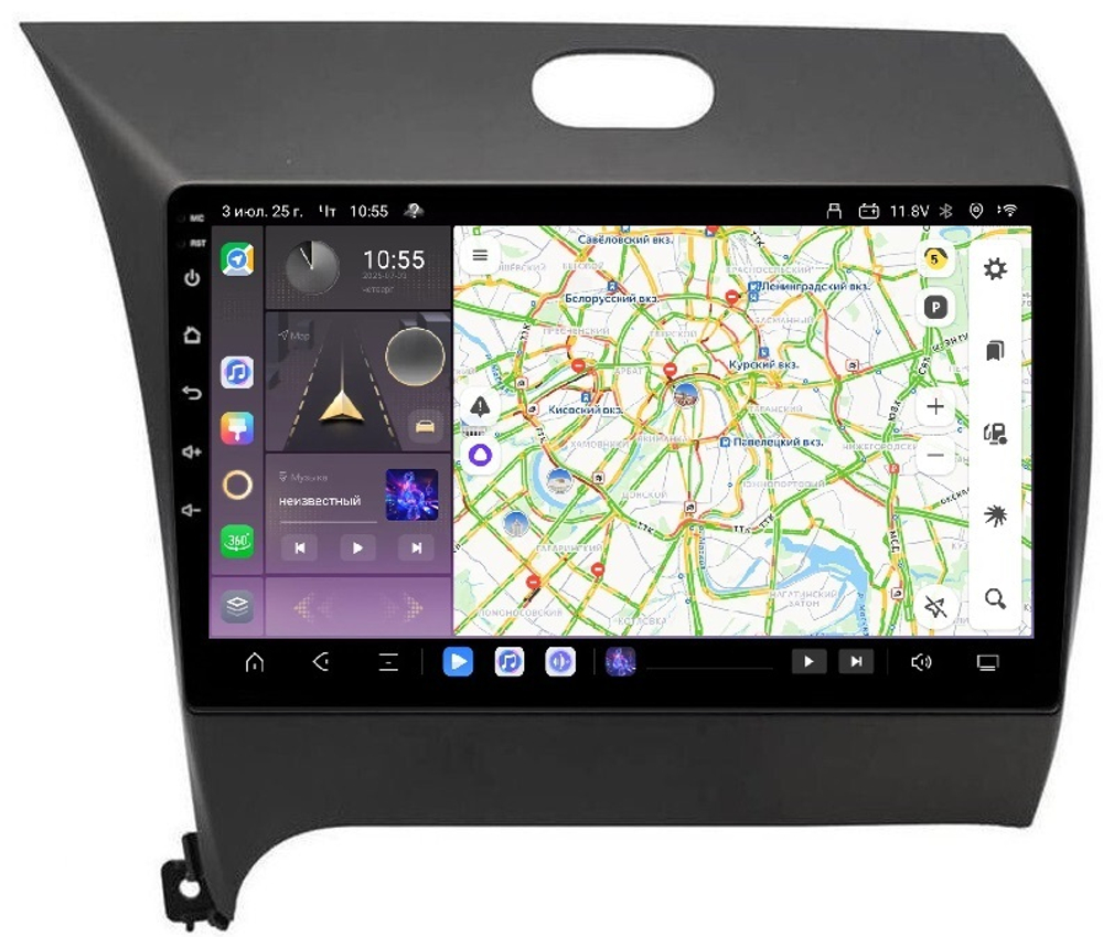 Магнитола для KIA Cerato III 2013-2018 - Carmedia OL-9732 QLed, Android 13, TS20, CarPlay, SIM-слот