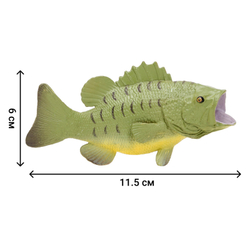 Игрушки фигурки в наборе морские животные (китовая акула, акула, морж, кальмар, окунь и др)