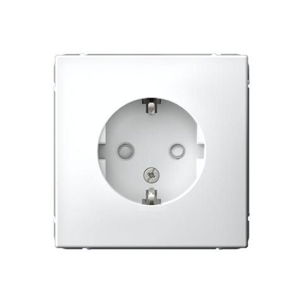Розетка ArtGallery 16А с заземл. защ. шторки механизм бел. SE GAL000145