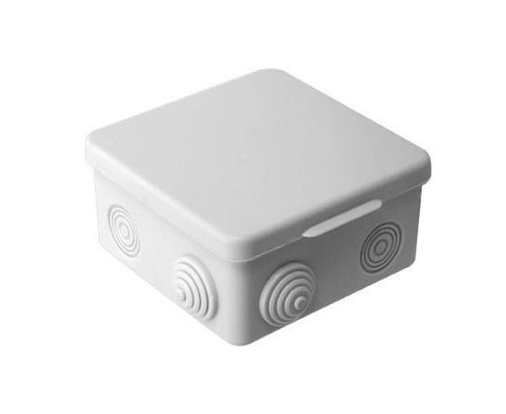 Коробка распределительная ОУ светлое дерево 100х100х50мм 8 входов IP54 Урал ПАК 10 шт.