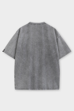 Футболка SHMOT "LEON" GARMENT DYE Серый