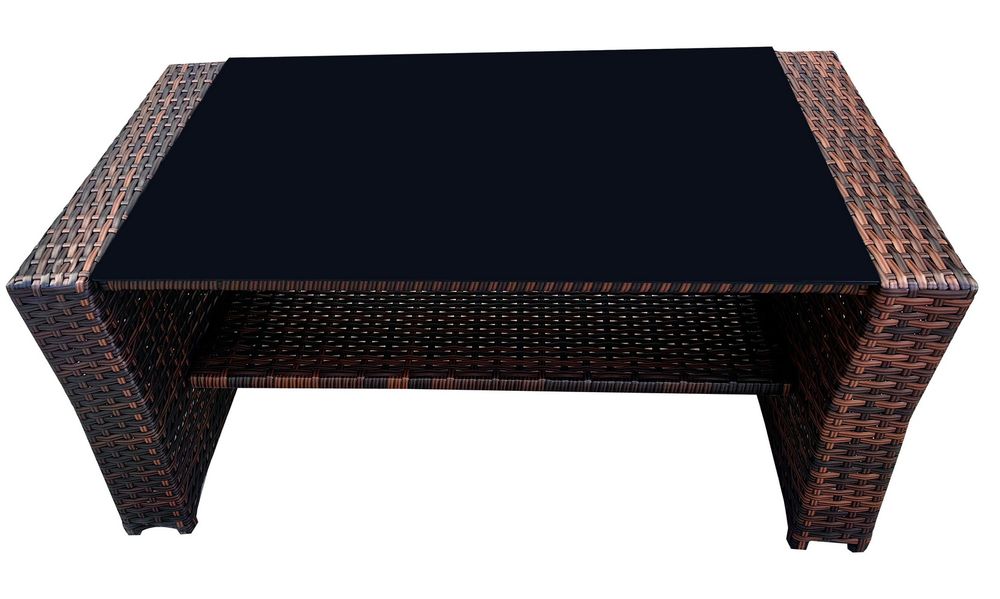 "Портленд" лаунж-зона из искусственного ротанга на 4 персоны, цвет коричневый