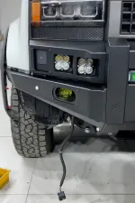 Бампер силовой с кронштейном под лебедку для Toyota Land Cruiser Prado 250 LC250 Крузак Крузер Передний бампер стальной