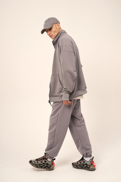 Толстовка KUL'TURA "ZIPPER" Ртуть