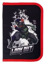 Пенал BRAUBERG, 1 отделение, 2 откидные планки, полиэстер, 21х14 см, "Ninja", 270313