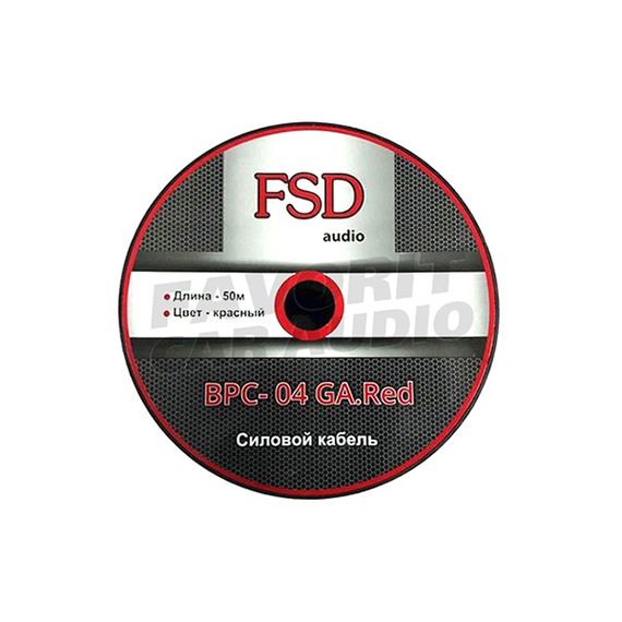 Силовой провод FSD audio BPC-04GA Red (50)