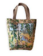 Гобеленовая сумка Березка (39х39х12)