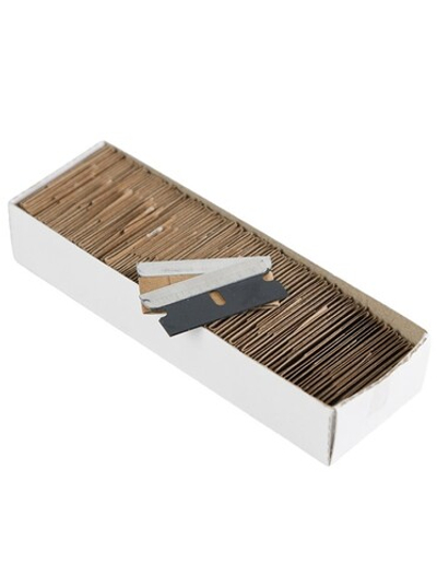 Shine Systems Сменые лезвия их углеродистой стали черного цвета, 100 шт