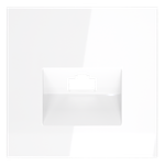 Накладка для розетки компьютерной RJ45 кат.6, S70 (белый глянцевый)