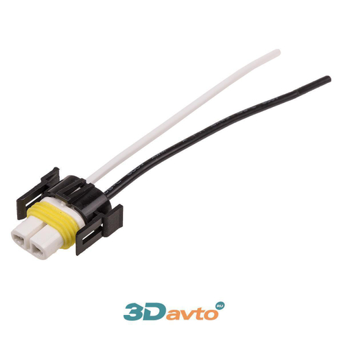 Колодка с проводом на п/туманную фару ВАЗ 1118 Калина, 2170 (на лампу Н11)