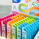 Грифели DELI для механических карандашей, 0,7 мм, 2В