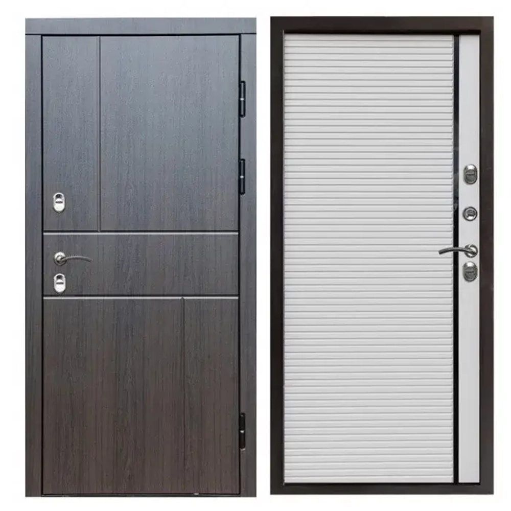Входная дверь в квартиру Венге/Grey porte white - 1125