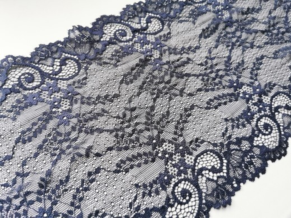 Эластичное кружево, ОПТ, ночная тень, 20,5 см (Артикул: EK-1029), м