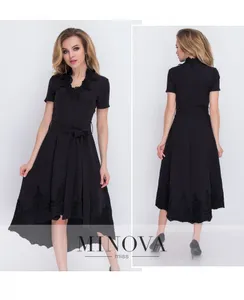 Платье 8575-черный Minova