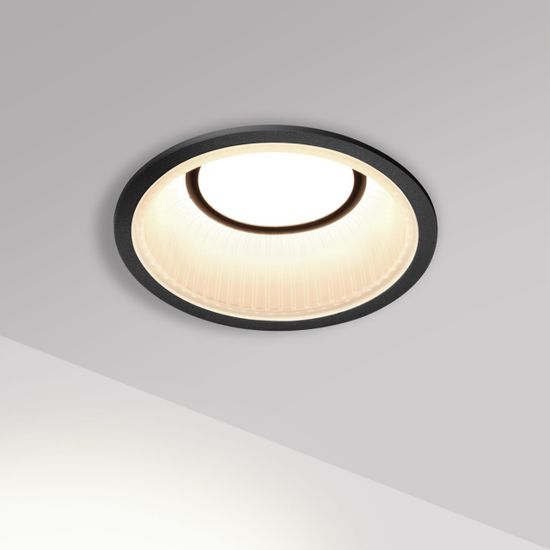 359876 WIR NT26 000 черный Светильник встраиваемый с переключателем цв. температуры IP20 LED 12W 100-265V 3000К/4000К/6000К CLARTE