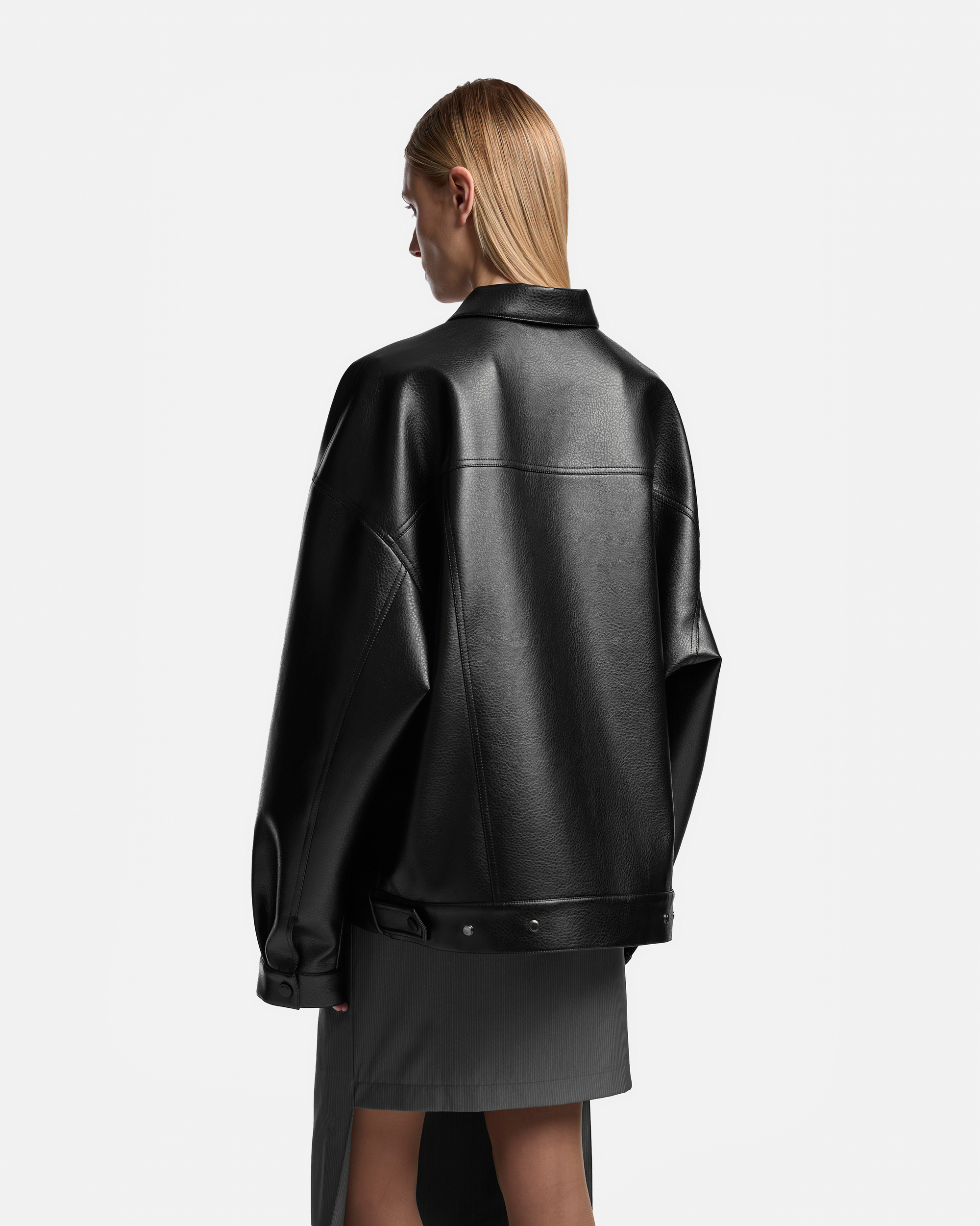 ДЖИНСОВКА ИЗ ЭКОКОЖИ