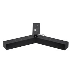 Светильник LED ЭРА Geometria SPO-143-B-40K-056 Igrek 56Вт 4000К 4500Лм IP40 900*900*80 черный подвесной