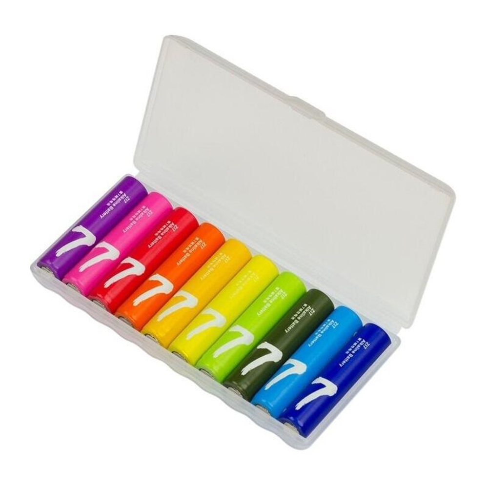 Щелочные «мизинчиковые» батарейки Xiaomi AAA Rainbow Batteries (10 шт.) (версия Global)